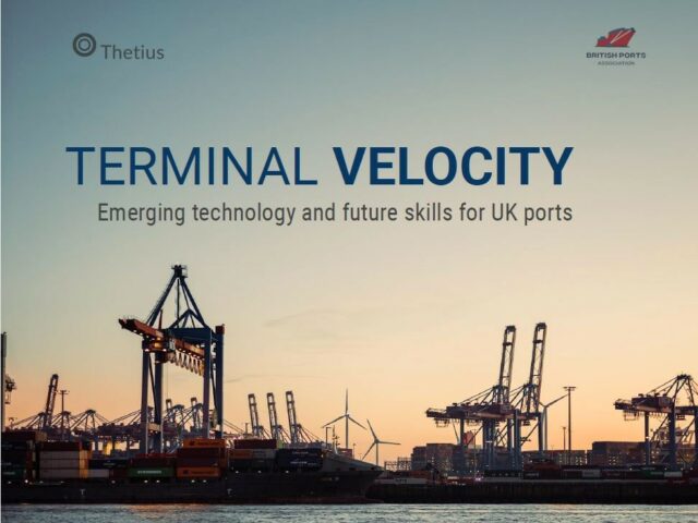 Terminal Velocity – Emerging technologies and future skills for UK ports