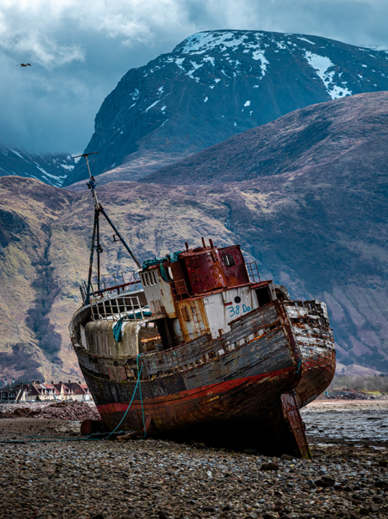 JOINT RUNNER-UP: Corpach Shipwreck, Darren Wardle