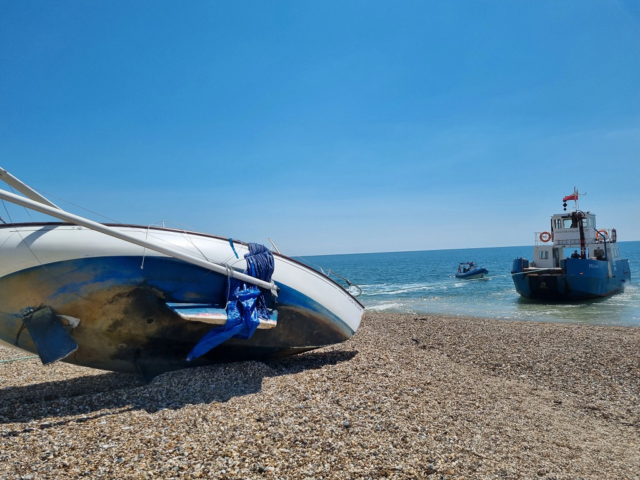 End of Life Vessel Removal at Langstone