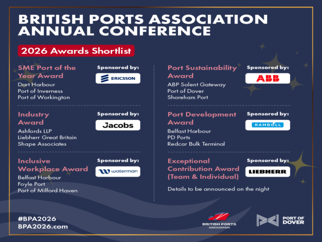 2026 British Ports Association Annual Awards Finalists Announced